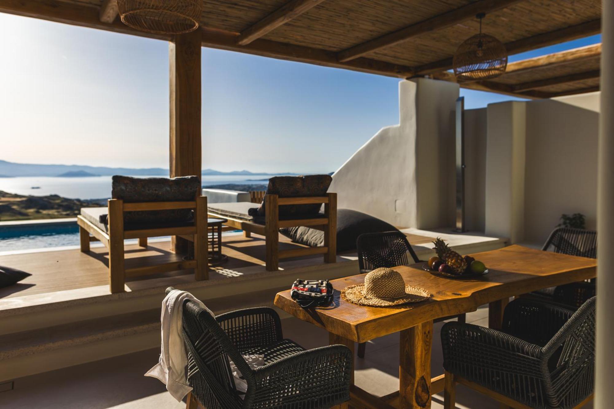 La Grande Vue-Private Hilltop Villas With Private Pools Vívlos Exteriér fotografie