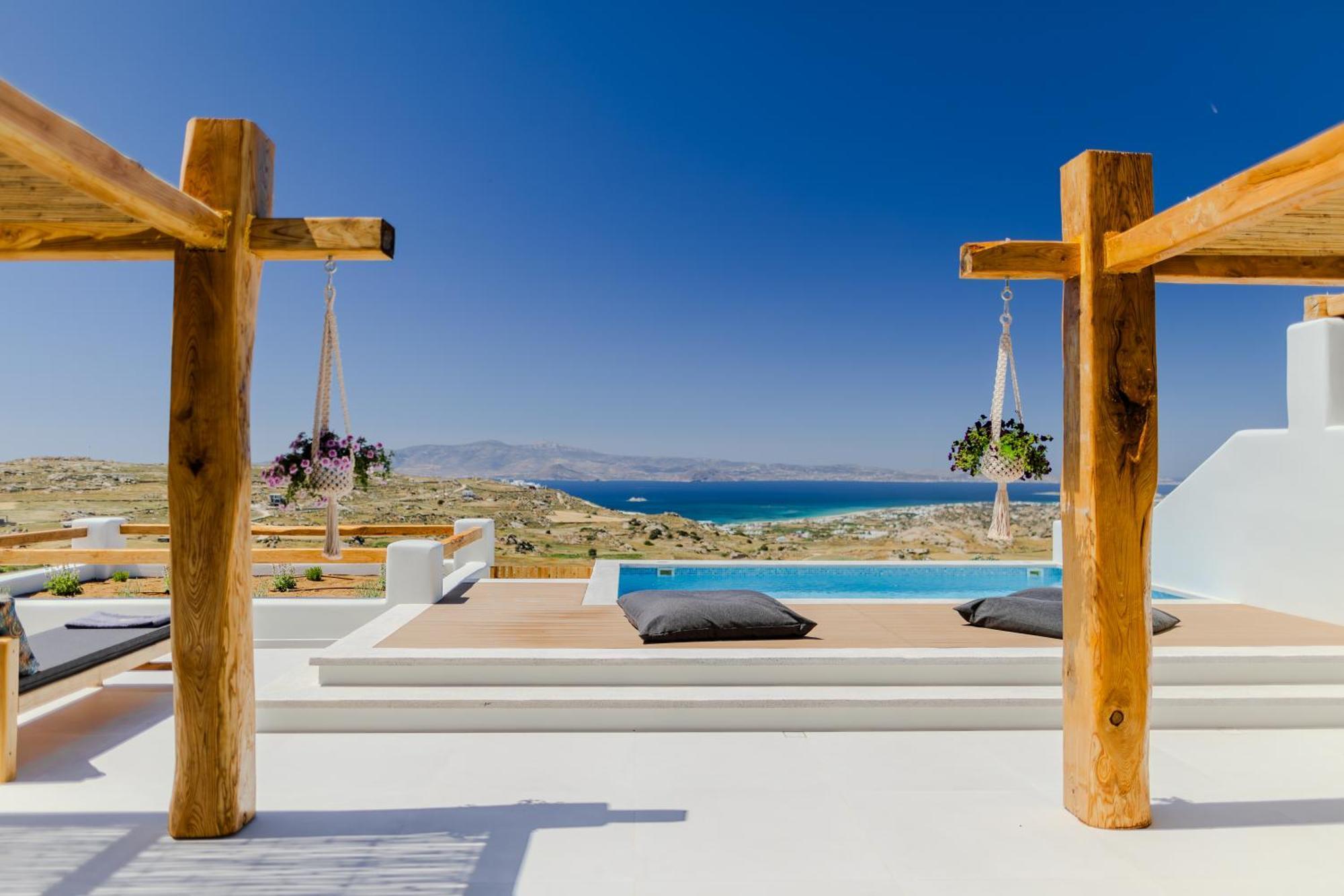 La Grande Vue-Private Hilltop Villas With Private Pools Vívlos Exteriér fotografie