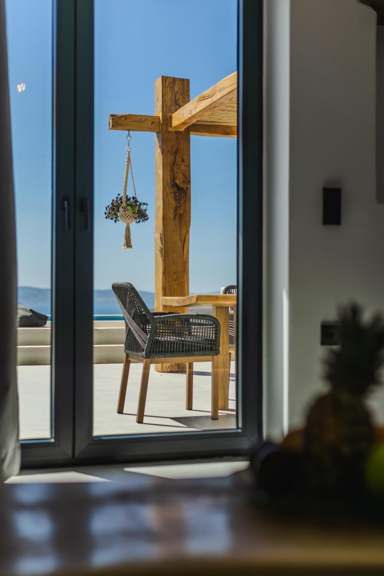 La Grande Vue-Private Hilltop Villas With Private Pools Vívlos Exteriér fotografie