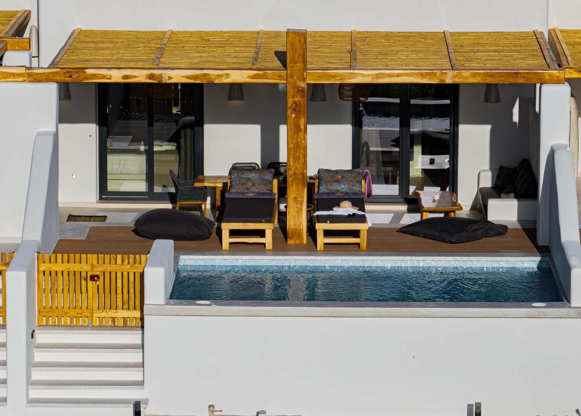 La Grande Vue-Private Hilltop Villas With Private Pools Vívlos Exteriér fotografie
